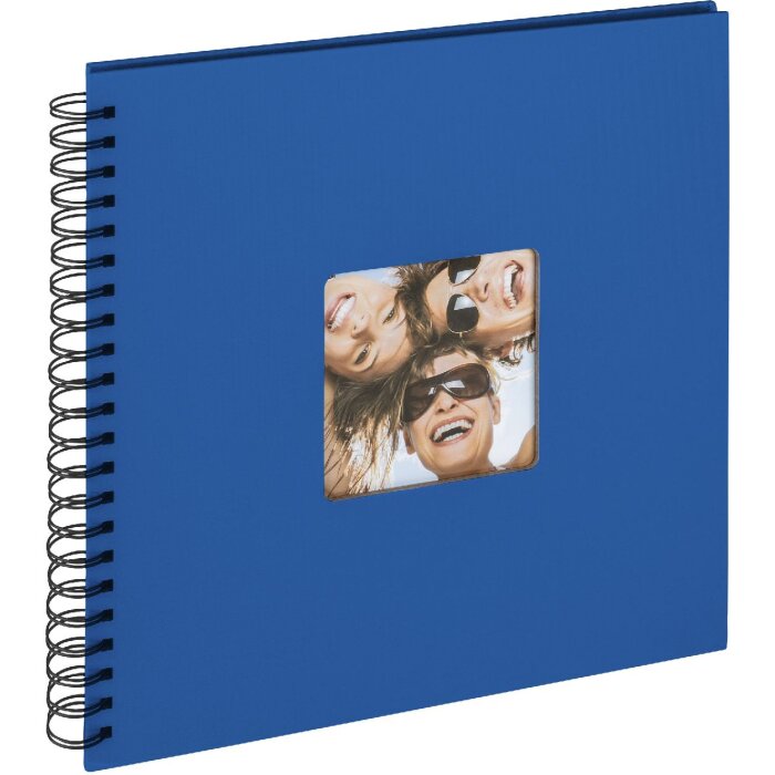 Spirálové album Walther Fun Royal blue 30x30 cm 50 stran černý fotokarton