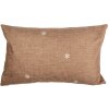 Clayre & Eef GBB36 Povlak na polštář hnědý bílý 30x50 cm venkovský styl Polyester