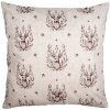Clayre & Eef GTW21 Povlak na polštář béžový hnědý s motivem jelena 45x45 cm venkovský styl