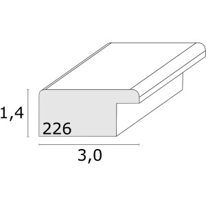 Deknudt S226K4 Rámeček na obrázky dřevo červený 20,0 x 30,0 cm