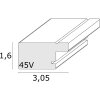 Deknudt S45VD1 rámeček na obrázky plastový stříbrný 10,0 x 15,0 cm