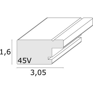 Deknudt S45VD1 rámeček na obrázky plastový stříbrný 40,0 x 50,0 cm