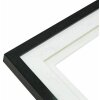 Deknudt S65KK2 Černý obrazový rám double passe-partout 1 obrázek 30x40 cm