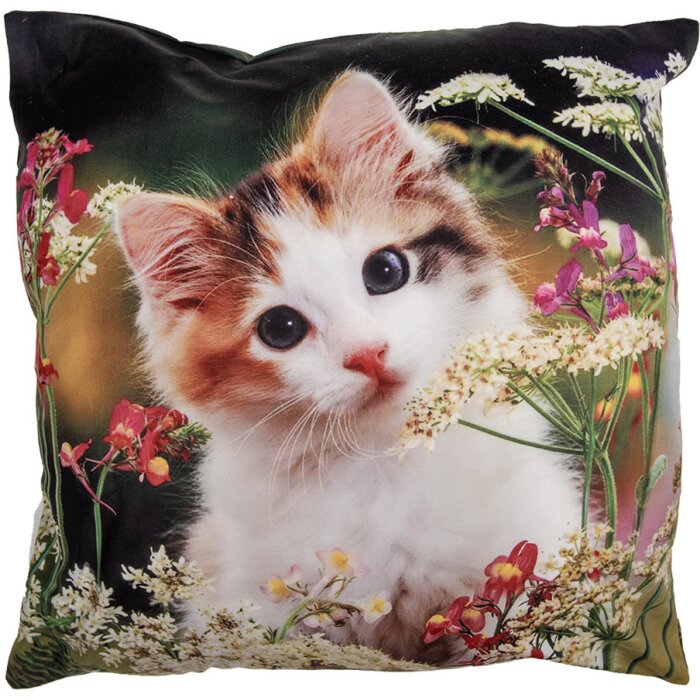 Clayre & Eef KT021.371 Povlak na polštář zelený béžový 45x45 cm polyester venkovský styl