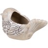 Clayre & Eef 6TE0541 Květináč Bird Beige Brown 25x14x14 cm venkovský styl