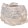 Clayre & Eef 6TE0543 Květináč Rabbit Beige Brown 30x17x13 cm kámen