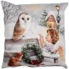 Clayre & Eef KT021.375 Povlak na polštář béžovo-hnědý 45x45 cm Polyester