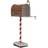 Clayre & Eef 6Y5629 Schránka na dopisy hnědá 14x8x37 cm Vánoční dekorace ve venkovském stylu