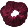 Juleeze JZCO0027 Vazba na vlasy Ø 10 cm Bordeaux velvet pro husté dlouhé vlasy