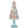 Clayre & Eef 5PR0136 Dekorativní domeček Pastelové barvy Modrá Růžová Ø 24x59 cm Polyresin