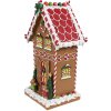 Clayre & Eef 6PR4251 Perníková dekorace hnědá bílá 18x14x31 cm