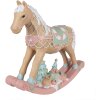 Clayre & Eef 6PR4260 Dekorativní houpací kůň béžový 41x10x37 cm Polyresin Venkovský dům