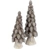 Clayre & Eef 6PR4298 Dekorativní strom hnědý bílý Ø 7x19 cm venkovský styl polyresin