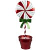 Clayre & Eef 6Y5627 Dekorace Lollipop Red Metal 12x9x31 cm