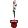 Clayre & Eef 6Y5627 Dekorace Lollipop Red Metal 12x9x31 cm
