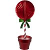 Clayre & Eef 6Y5627 Dekorace Lollipop Red Metal 12x9x31 cm