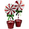 Clayre & Eef 6Y5627 Dekorace Lollipop Red Metal 12x9x31 cm