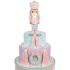 Clayre & Eef 6PR4261 Dekorace dort Ø 17x42 cm růžová Polyresin ve venkovském stylu