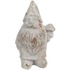 Clayre & Eef 6TE0551 Dekorativní kámen v barvě bílého zlata 9x8x15 cm