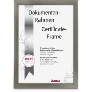 Hama plastový rám Chiaro ocel 21 x 29,7 cm...