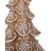 Clayre & Eef 6PR3905GG Vánoční stromek LED hnědý béžový 26x23x42 cm 3xAA