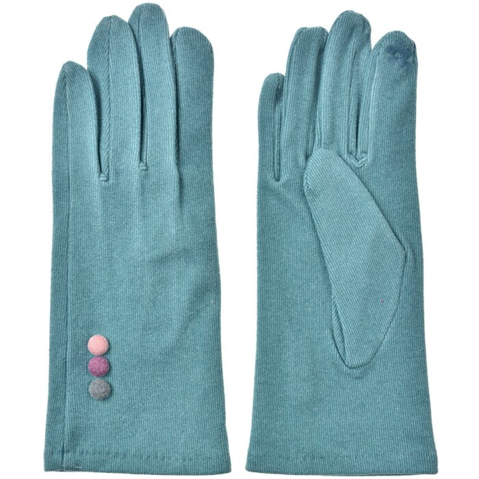 Juleeze JZGL0099 Rukavice zimní zelené 9x23x1 cm polyester