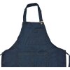 Clayre & Eef KT041.042 Zástěra modrá 77x68 cm 100% polyester