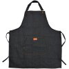 Clayre & Eef KT041.044 Zástěra modrá 74x65 cm 100% polyester