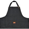 Clayre & Eef KT041.044 Zástěra modrá 74x65 cm 100% polyester