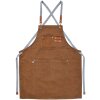 Clayre & Eef KT041.045 Zástěra hnědá 63x75 cm 100% polyester