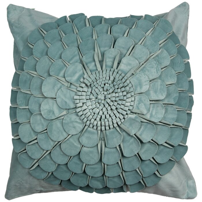 Clayre & Eef KT021.361 Povlak na polštář zelený 45x45 cm čtvercový polyester