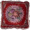 Clayre & Eef KT030.055 Povlak na polštář červenofialový baroko 55x55 cm