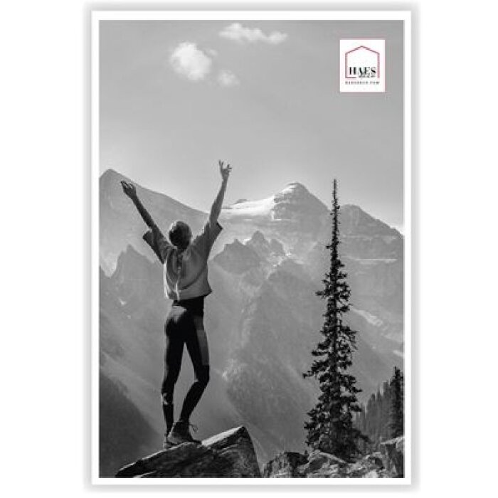 Plastový fotorámeček Haes Deco EF9W Easy Frame White 40x60 cm umělecké sklo sklo