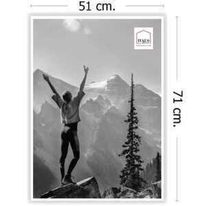 Plastový fotorámeček Haes Deco EF8W Easy Frame White 50x70 cm