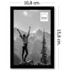 Plastový fotorámeček Haes Deco EF1B Easy Frame Black 10x15 cm