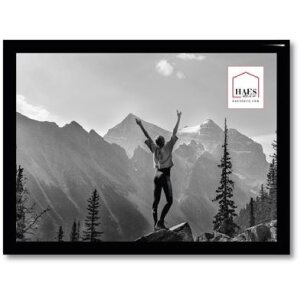 Haes Deco EF2B Easy Frame Plastový fotorámeček černý 13x18 cm
