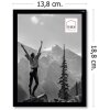 Haes Deco EF2B Easy Frame Plastový fotorámeček černý 13x18 cm