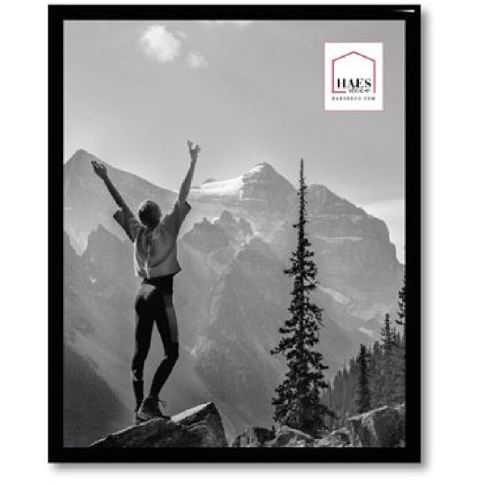 Plastový fotorámeček Haes Deco EF12B Easy Frame Black 20x25 cm