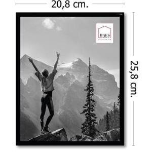 Plastový fotorámeček Haes Deco EF12B Easy Frame Black 20x25 cm