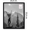 Plastový fotorámeček Haes Deco EF12B Easy Frame Black 20x25 cm