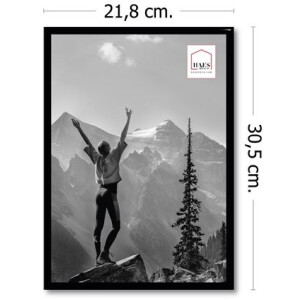 Haes Deco EF11B Easy Frame Plastový fotorámeček černý A4 21x29,7 cm