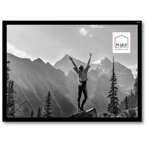 Haes Deco EF11B Easy Frame Plastový fotorámeček černý A4 21x29,7 cm