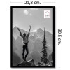 Haes Deco EF11B Easy Frame Plastový fotorámeček černý A4 21x29,7 cm