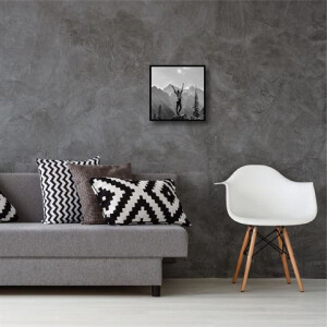 Plastový fotorámeček Haes Deco EF13B Easy Frame Black 30x30 cm