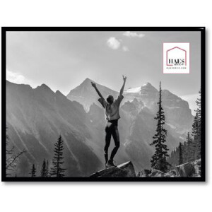 Plastový fotorámeček Haes Deco EF5B Easy Frame Black 30x40 cm