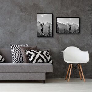 Haes Deco plastový fotorámeček Easy Frame Black 30x45 cm zaoblený profil