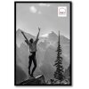 Haes Deco plastový fotorámeček Easy Frame Black 30x45 cm zaoblený profil