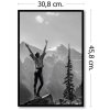 Haes Deco plastový fotorámeček Easy Frame Black 30x45 cm zaoblený profil