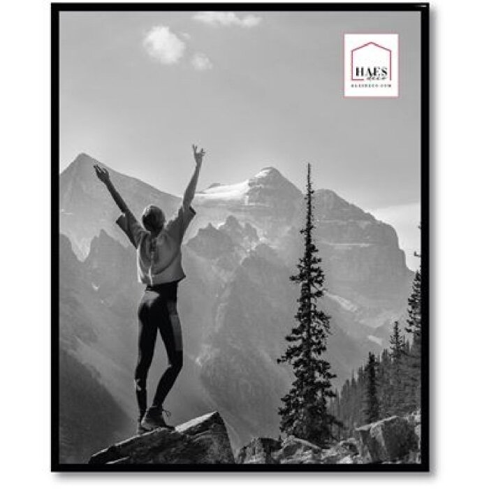 Plastový fotorámeček Haes Deco EF7B Easy Frame Black 40x50 cm pro montáž na zeď
