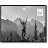Plastový fotorámeček Haes Deco EF7B Easy Frame Black 40x50 cm pro montáž na zeď